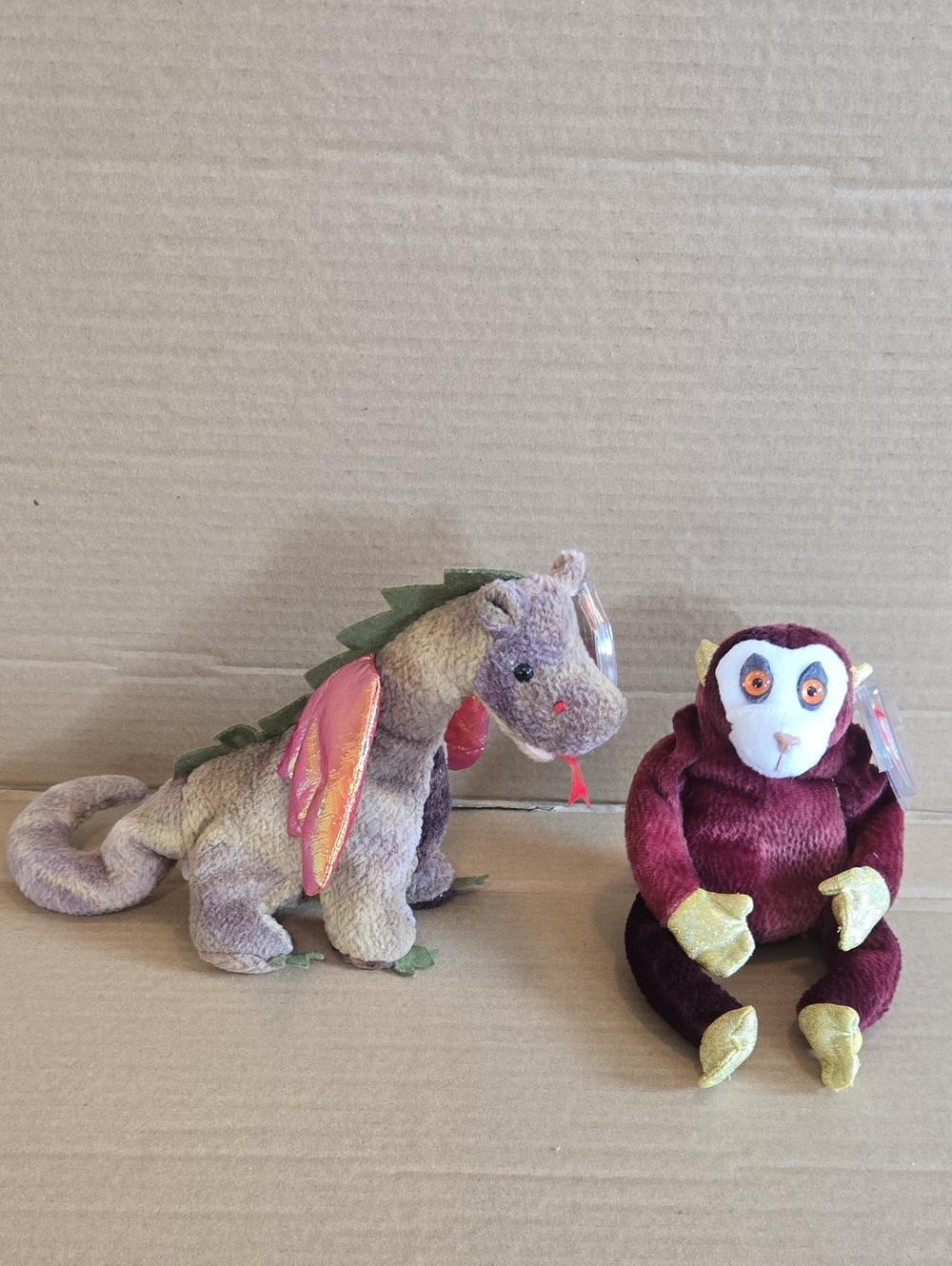 Beanie Babies - Scorch And Monkey
